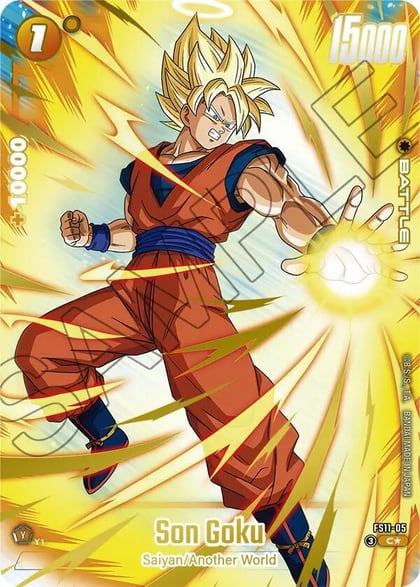 Son Goku - FS11-05 (Gold), Starter Deck EX: The Phase of Evolution FS11-05