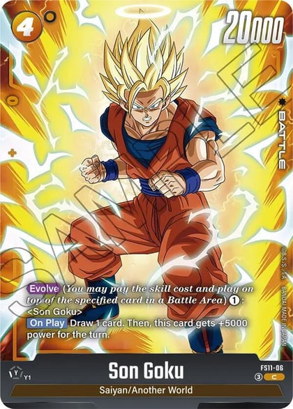 Son Goku - FS11-06, Starter Deck EX: The Phase of Evolution FS11-06