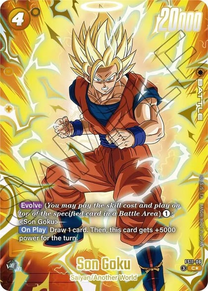 Son Goku - FS11-06 (Gold), Starter Deck EX: The Phase of Evolution FS11-06