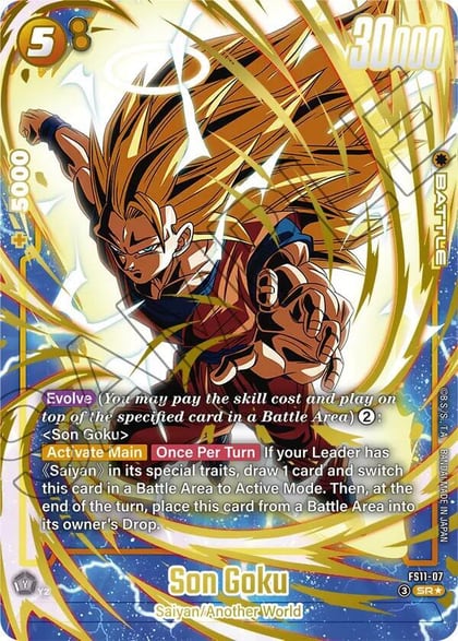 Son Goku - FS11-07 (Gold), Starter Deck EX: The Phase of Evolution FS11-07