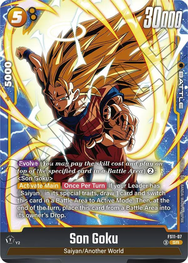 Son Goku - FS11-07, Starter Deck EX: The Phase of Evolution FS11-07