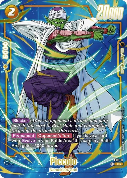 Piccolo (Gold), Starter Deck EX: The Phase of Evolution FS11-11