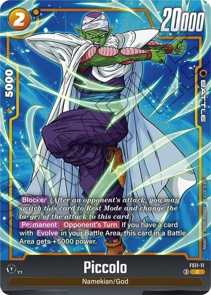 Piccolo, Starter Deck EX: The Phase of Evolution FS11-11