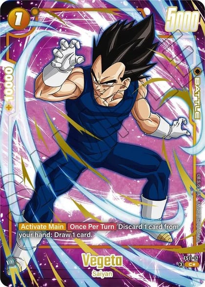 Vegeta - FS11-12 (Gold), Starter Deck EX: The Phase of Evolution FS11-12