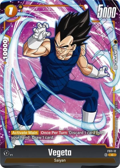Vegeta - FS11-12, Starter Deck EX: The Phase of Evolution FS11-12