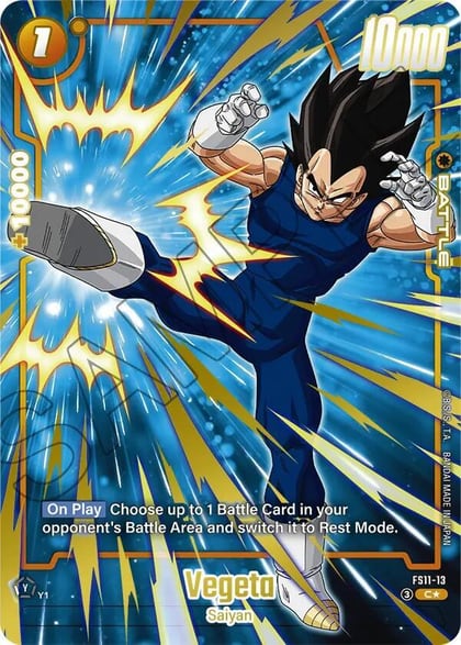 Vegeta - FS11-13 (Gold), Starter Deck EX: The Phase of Evolution FS11-13