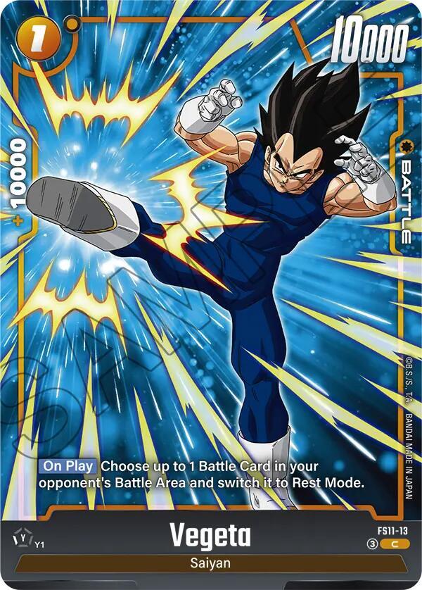 Vegeta - FS11-13, Starter Deck EX: The Phase of Evolution FS11-13