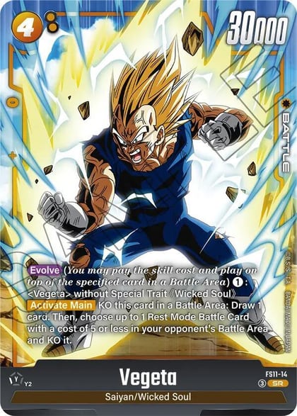 Vegeta - FS11-14, Starter Deck EX: The Phase of Evolution FS11-14