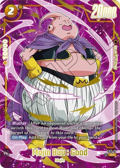Majin Buu : Good (Gold), Starter Deck EX: The Phase of Evolution FS11-15