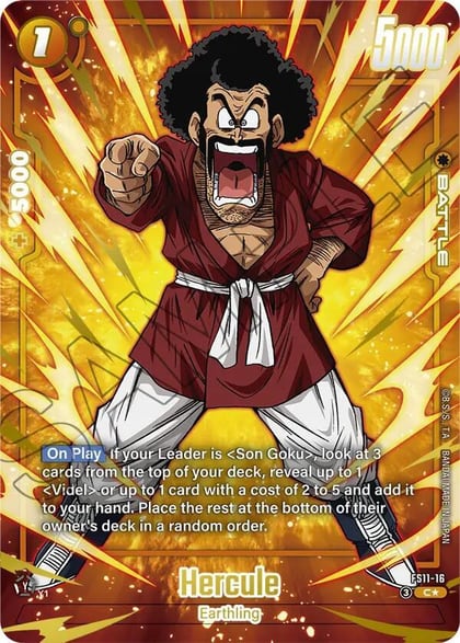 Hercule (Alternate Art), Starter Deck EX: The Phase of Evolution FS11-16