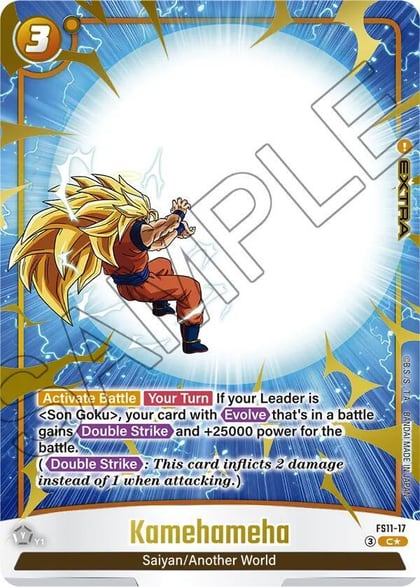 Kamehameha (Gold), Starter Deck EX: The Phase of Evolution FS11-17