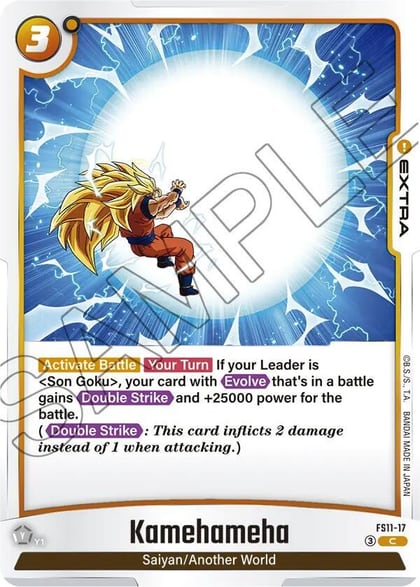Kamehameha, Starter Deck EX: The Phase of Evolution FS11-17