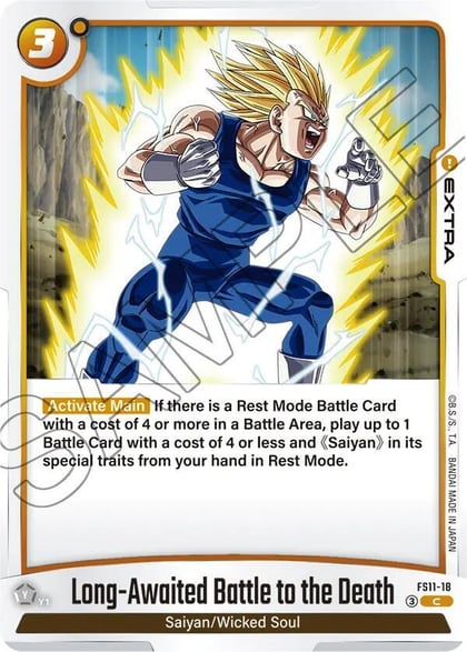 Long-Awaited Battle to the Death, Starter Deck EX: The Phase of Evolution FS11-18