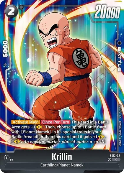 Krillin - FS12-02, Starter Deck EX: The Beat of Ki FS12-02