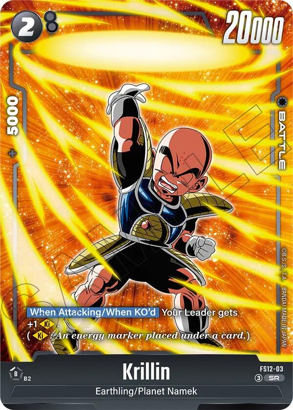 Krillin - FS12-03, Starter Deck EX: The Beat of Ki FS12-03