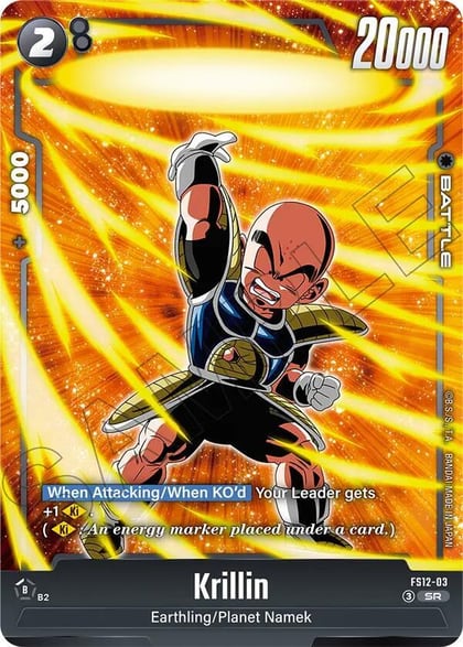 Krillin - FS12-03, Starter Deck EX: The Beat of Ki FS12-03