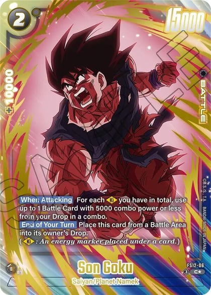 Son Goku - FS12-06 (Gold), Starter Deck EX: The Beat of Ki FS12-06