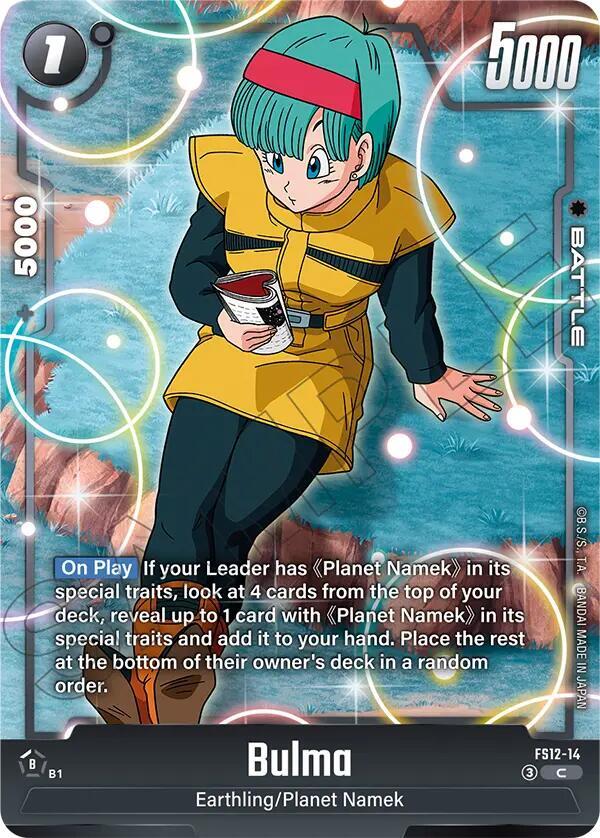Bulma - FS12-14, Starter Deck EX: The Beat of Ki FS12-14