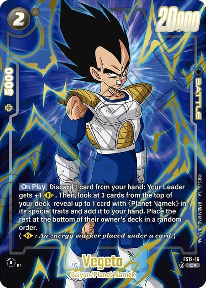 Vegeta (Gold), Starter Deck EX: The Beat of Ki FS12-16