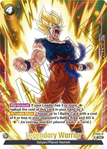 Legendary Warrior (Gold), Starter Deck EX: The Beat of Ki FS12-17
