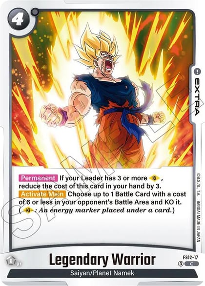 Legendary Warrior, Starter Deck EX: The Beat of Ki FS12-17