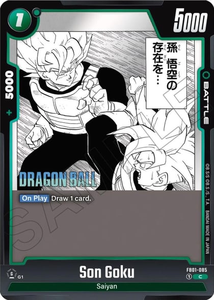 Son Goku - FB01-085, Manga Booster 01 FB01-085