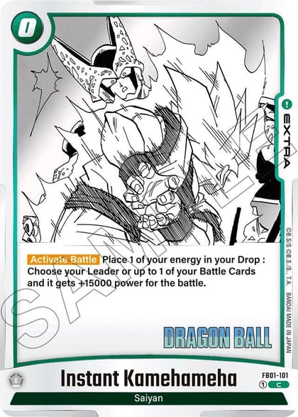 Instant Kamehameha, Manga Booster 01 FB01-101