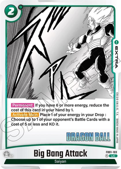 Big Bang Attack, Manga Booster 01 FB01-103