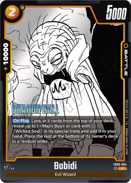 Babidi - FB03-084, Manga Booster 01 FB03-084