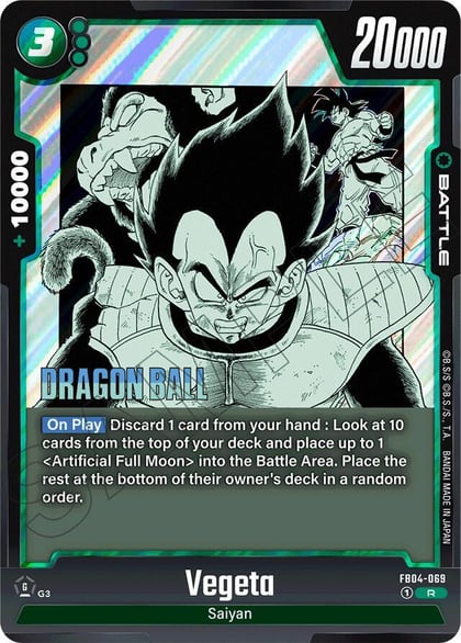 Vegeta - FB04-069, Manga Booster 01 FB04-069