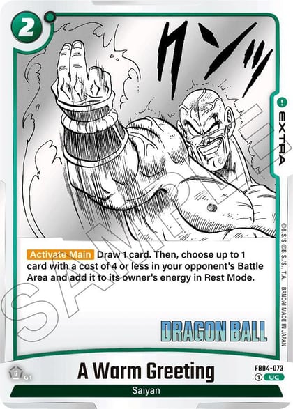 A Warm Greeting, Manga Booster 01 FB04-073