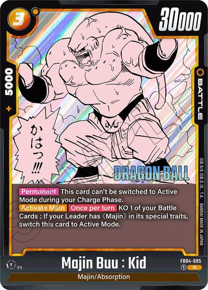 Majin Buu : Kid - FB04-095, Manga Booster 01 FB04-095