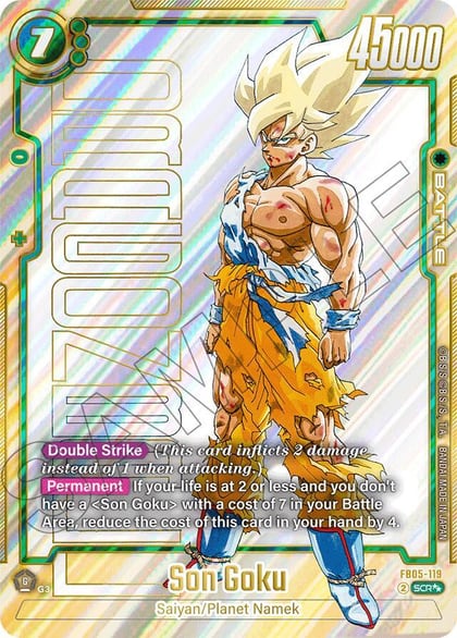 Son Goku - FB05-119 (Super Alternate Art), Manga Booster 01 FB05-119
