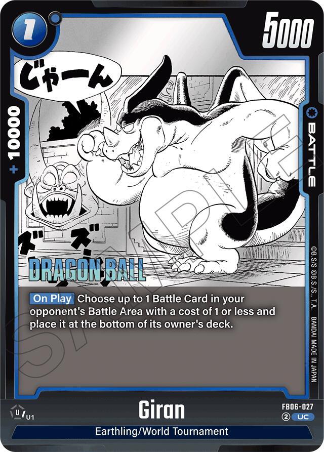 Giran, Manga Booster 01 FB06-027
