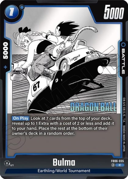 Bulma - FB06-035, Manga Booster 01 FB06-035