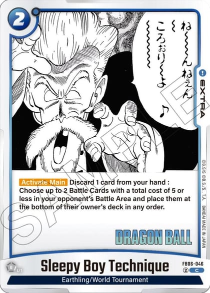 Sleepy Boy Technique, Manga Booster 01 FB06-046