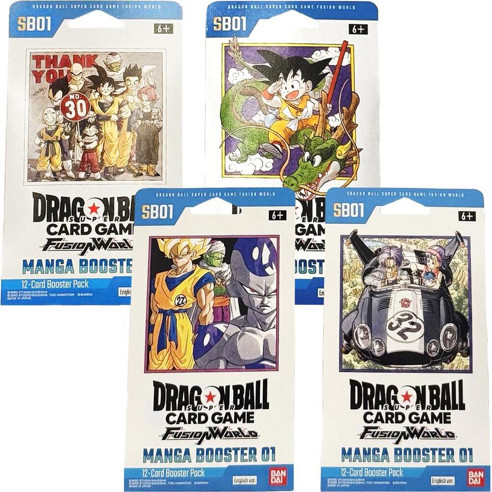 Manga Booster 01 Sleeved Booster Packs [Set of 4], Manga Booster 01 P646732