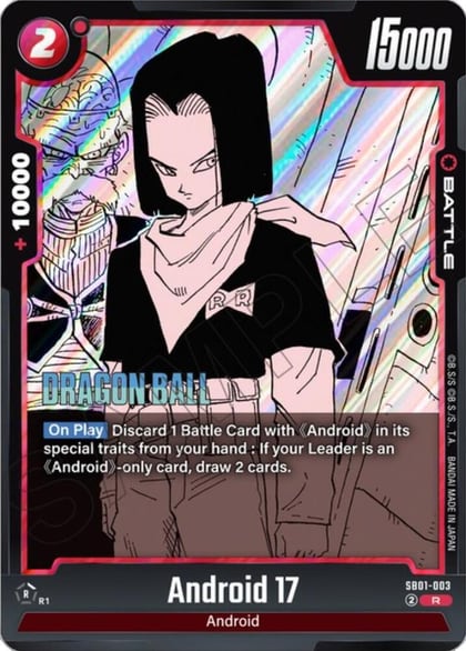 Android 17 - SB01-003, Manga Booster 01 SB01-003