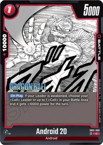 Android 20, Manga Booster 01 SB01-008