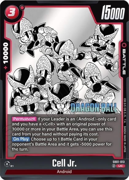 Cell Jr. - SB01-013, Manga Booster 01 SB01-013