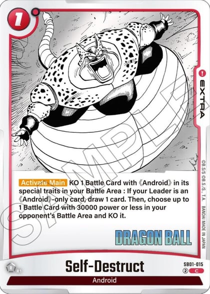 Self-Destruct, Manga Booster 01 SB01-015