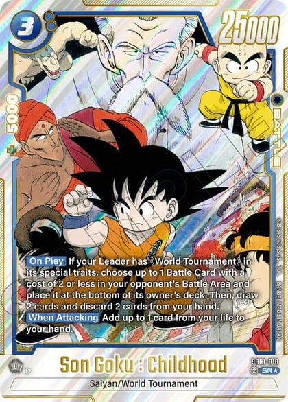 Son Goku : Childhood - SB01-018 (Alternate Art), Manga Booster 01 SB01-018