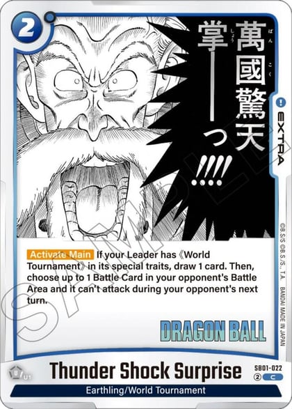 Thunder Shock Surprise, Manga Booster 01 SB01-022