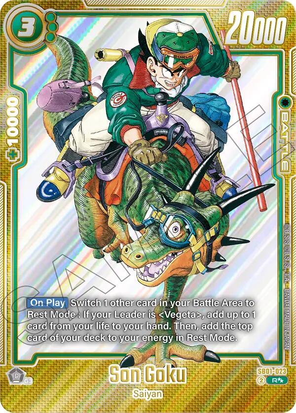 Son Goku - SB01-023 (Super Alternate Art), Manga Booster 01 SB01-023