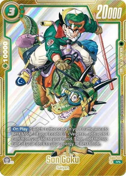 Son Goku - SB01-023 (Super Alternate Art), Manga Booster 01 SB01-023