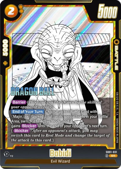 Babidi - SB01-031, Manga Booster 01 SB01-031