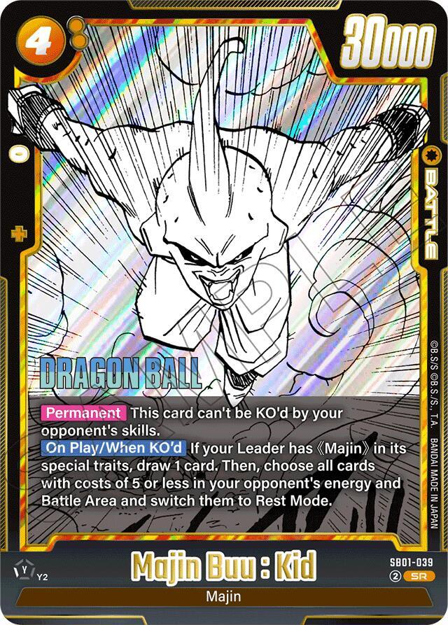 Majin Buu : Kid - SB01-039, Manga Booster 01 SB01-039