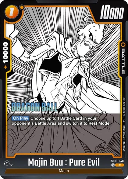 Majin Buu : Pure Evil - SB01-040, Manga Booster 01 SB01-040
