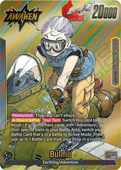 Bulma - SB01-045 (Gold), Manga Booster 01 SB01-045