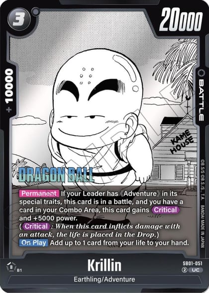 Krillin - SB01-051, Manga Booster 01 SB01-051